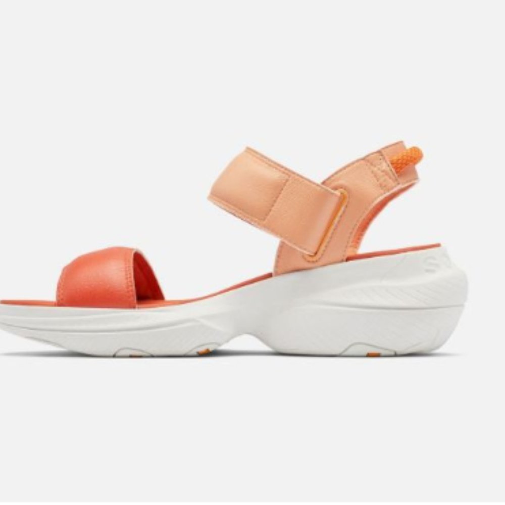 Sorel Women's Sandals in Orange and White
